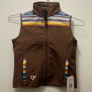 NWT’s Girls Vest Cowgirl Hardware Size 6